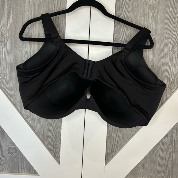 BIN049. NWT DREAMFIT Underwire Micro Plunge Bra Adjustable Wide Straps 46DDD - Picture 2 of 3